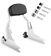 Harvards Chrome Chop Detachable Sissybar Backrest Fits for Harley FATBOY FLSTF 00-06 FLSTN 05-17 ...