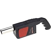 HEEPDD BBQ Air Blower Barbecue, Portable Outdoor Camping Electricity BBQ Fan Air Blower Fan for B...