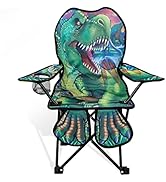 KABOER Kids Outdoor Folding Lawn and Camping Chair with Cup Holder and Carrying Bag, Children's C...