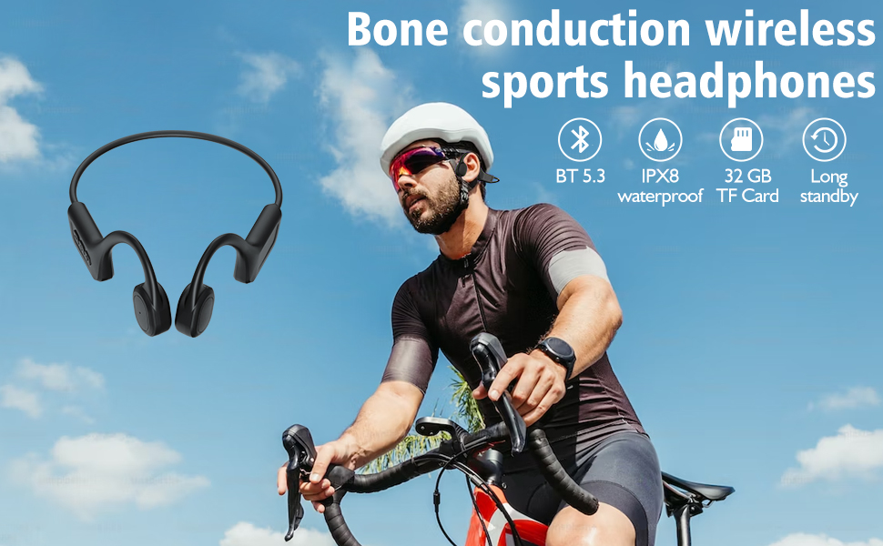 waterproof bone conduction headphones with mic