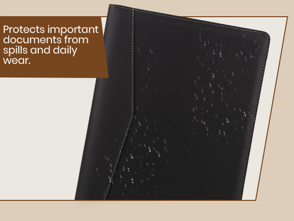 Non-zip padfolio (base model)-Black