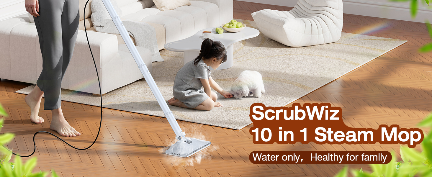 ScrubWiz Steam mop cleaner