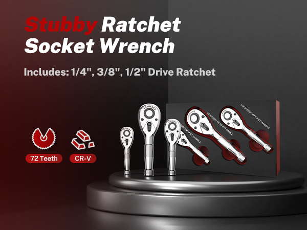 stubby ratchet set
