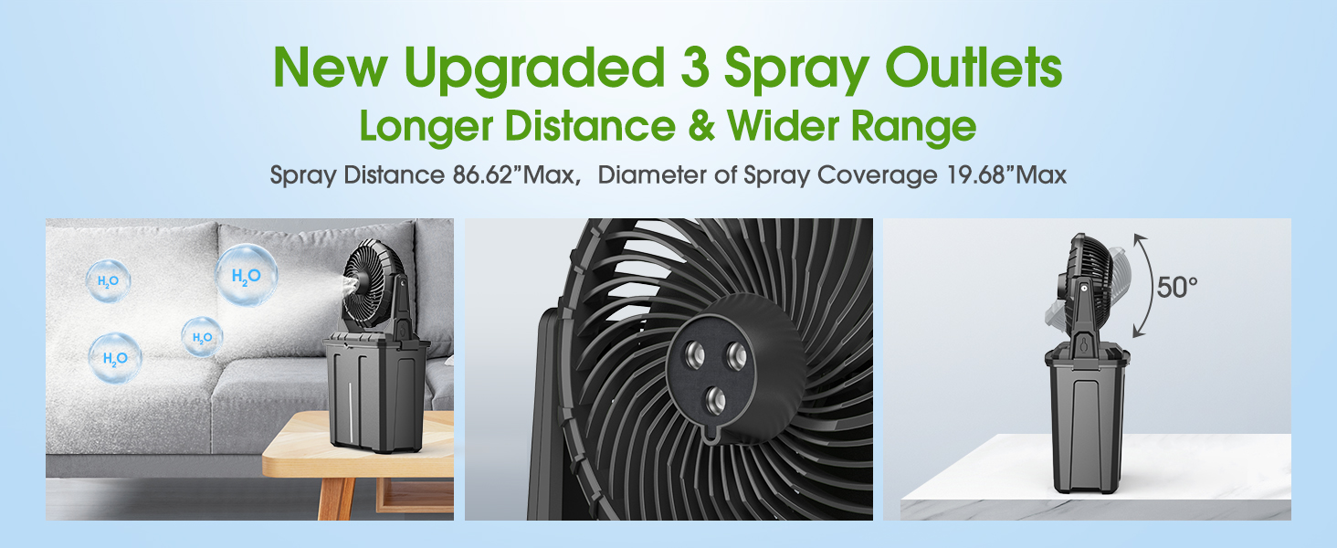 misting fan portable