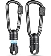 TISUR Magnetic Quick Release Keychain,Magnet Carabiner Clip Key Holder, Detachable Key Chain Ring...