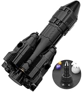 Rocket Fidget Spinner for Kids Adults Metal, Space Ship Miniature Finger Hand Spinner for Boys Ag...