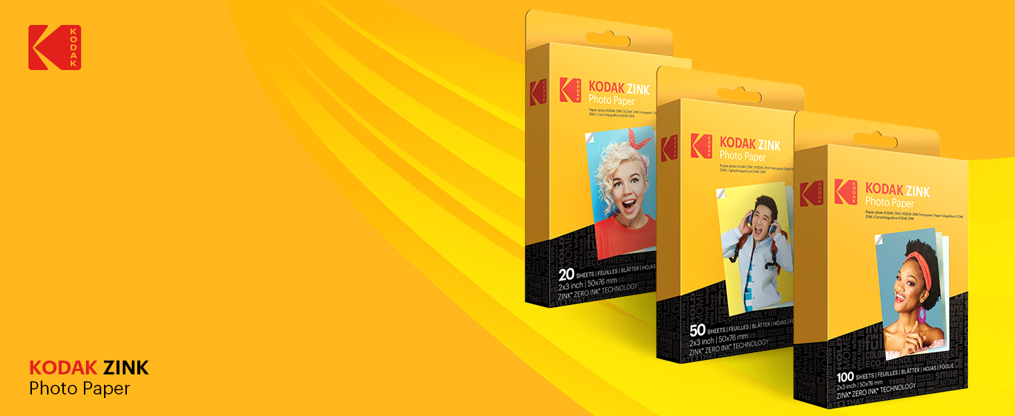 Kodak 2"x3" Premium Zink Photo Paper