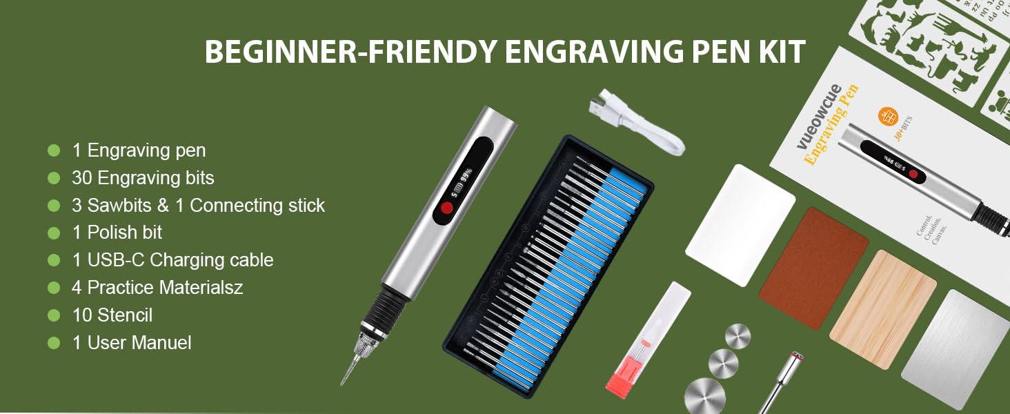 CORDLESS ENGRAVING PEN KIT