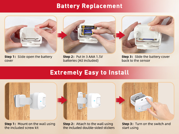 door motion sensor chime