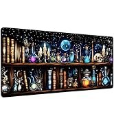 PLSOZRYL Gaming Mouse Pad 35.4 x 15.7 Inches with Non-Slip Rubber Base, Smooth Cloth Surface Desk...