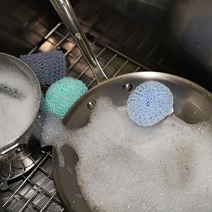 dish sponges scrub sponge dish scrubber scrub sponges kitchen non scratch scrubbing pads brush set