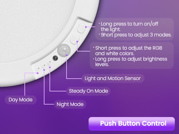 rechargeable motion sensor light