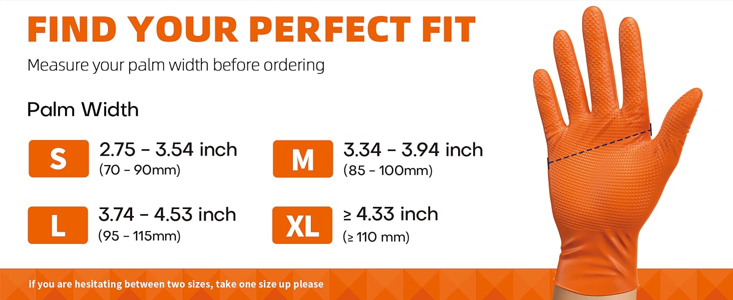 Gloves Size Chart