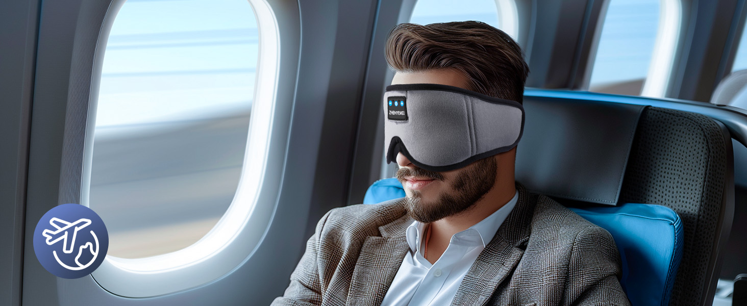 lc dolida sleep headphones bluetooth eye mask weighted sleep mask manta sound sleep mask