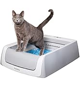 PetSafe ScoopFree Crystal Pro Self Cleaning Litter Box, Automatic Cat Litter Box, Includes Dispos...