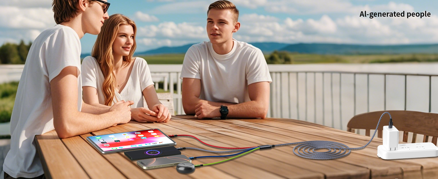 Dual Type C Charger Cord