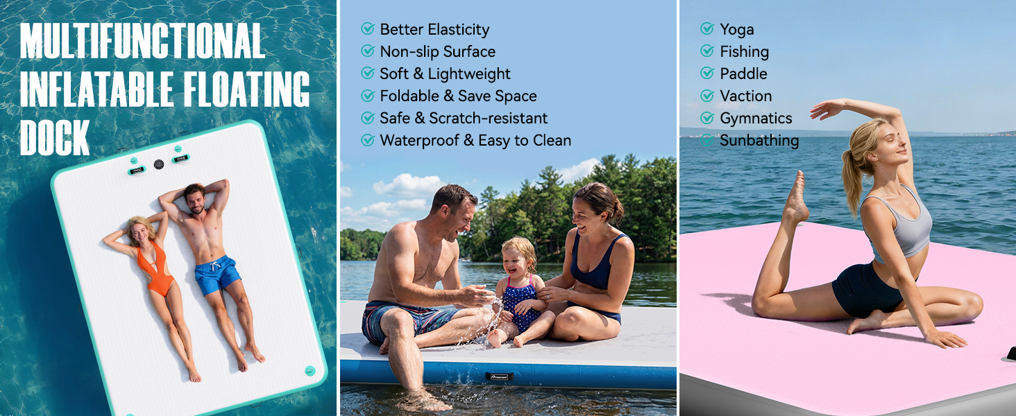 Inflatable Floating Dock Platform