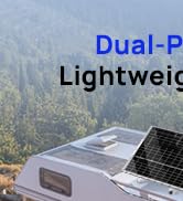 ECO-WORTHY 400W Bifacial Solar Panel 2pcs 195 Watt 12 Volt Monocrystalline Solar Panel Module Off...