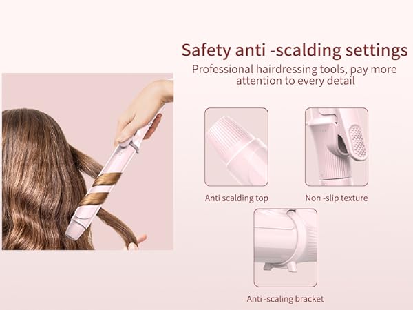 Safety anti scalding setting
