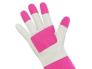 Rose Pruning Gardening Gloves for Men &amp;amp; Women, Thornproof Long Gauntlet Gloves, Pigskin Leather