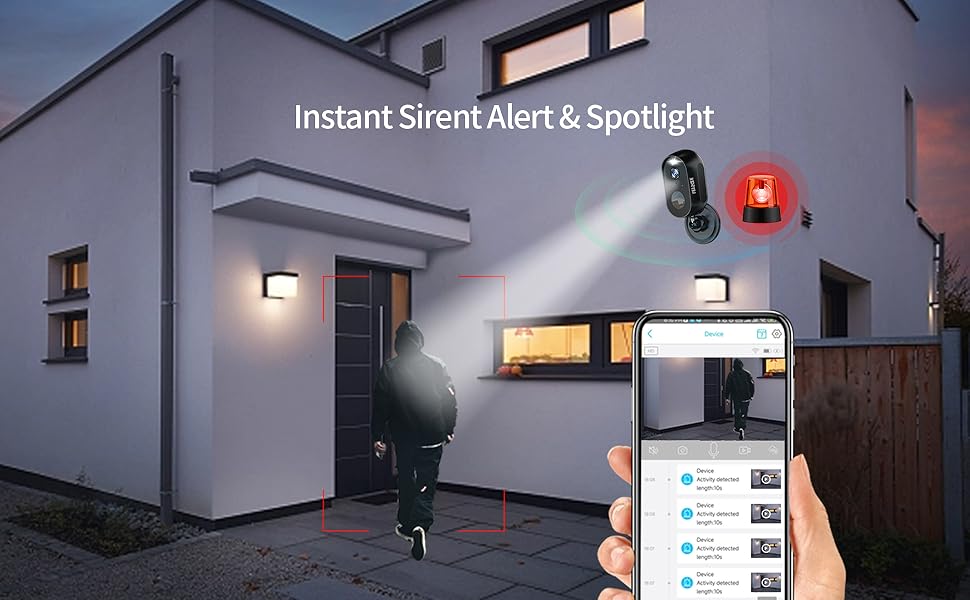 motion detection night vision camera