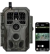 GardePro E8 Trail Camera WiFi 32MP 1296p Fast 0.1s Trigger Speed Motion Activated 100ft Night Vis...