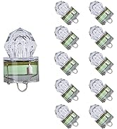 LED Fishing Light Underwater Deep Drop Lights Waterproof Diamond Tubular Underwater Fishing Lure ...