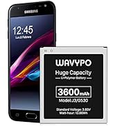 WAVYPO Battery for Galaxy J3,Upgraded 3600mAh Li-ion Battery Replacement for Samsung J3 J327A J32...