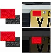 xbrtaia 2-Pieces Reflective License Plate Stickers for New Jersey GDL Drivers - Perfect for New D...