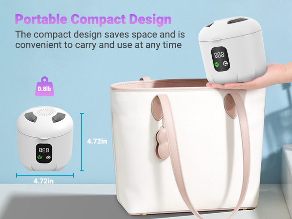 Denture Cleaner Machine with 4 Modes for Mouth Guards, Jewelry, Rings, etc (White)