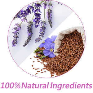 lavender sleep mask weighted with aromatherapy