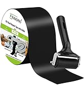 RVINGPRO RV Roof Tape Black with Roller, 4 Inch x 50 Feet RV Tape for Roof Repair, Waterproof & U...