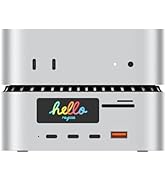 RayCue All-in-One Charger Dock for Mac mini M4, Aluminum Mac mini M4 Dock Hub Stand with 8TB NVMe...