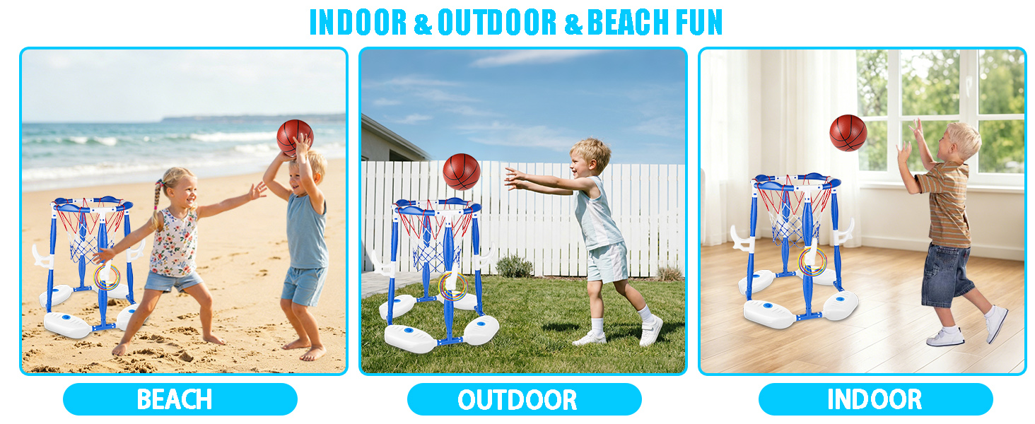 floating basketball hoop for pool