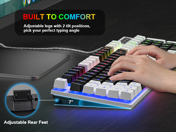 comfortable gaming keyboard
