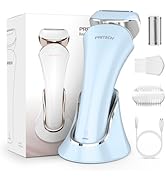 Electric Razor for Women Rechargeable Wet Dry Electric Shaver for Women, Waterproof Lady Shaver f...