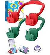 Stocking Stuffers for Teens Girls Boys Kids Cell Phone Stand: 2 Pack Upgrade Adjustable Peace Sig...