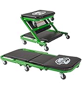 Pro-LifT C-2036DG Black/Green 300 Lbs Mechanic Creeper