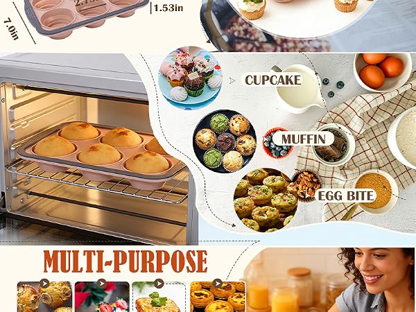 silicone muffin pan
