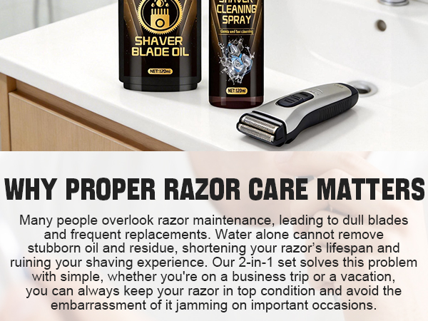 JAOJAO Shaver Cleaning Solution