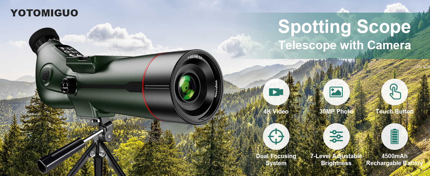 Spotting Scopes with Tripod, Angled 25-75x70mm Spotter Scope with Phone Adapter