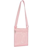 USPECLARE Heavy Duty Semi-Transparent Mesh Purse See Through Mesh Crossbody Bag