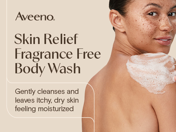 Skin relief fragrance free body wash, gently cleanses and leaves itchy, dry skin feeling moisturized