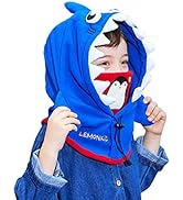 TRIWONDER Kids Fleece Balaclava Hood Ski Mask Cold Weather Face Mask Neck Warmer Winter Nose Warm...