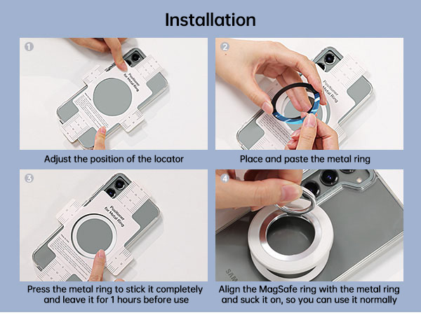phone ring holder magnetic
