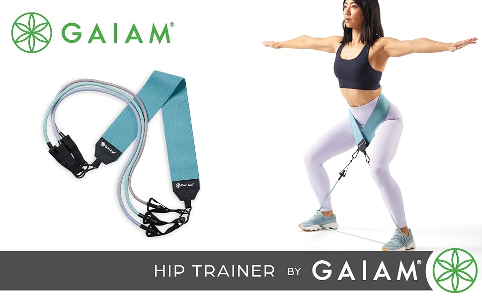 Gaiam Adjustable Hip Bands, 2-Pack