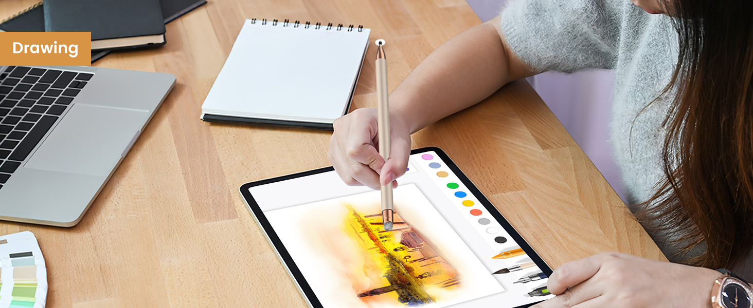 This touch screen pen is good for drawing