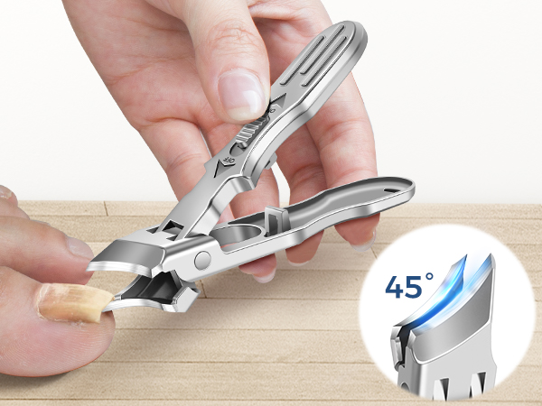 Wide Jaw Opening Nail Clippers with Catcher