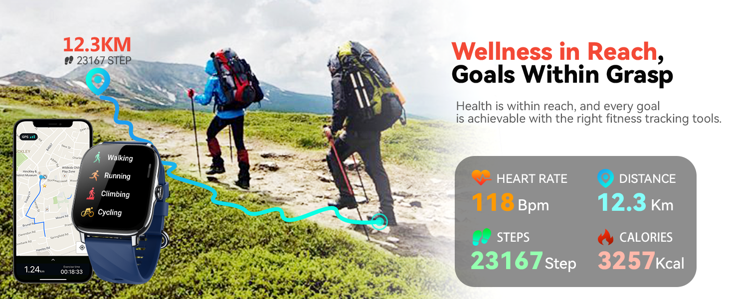 7/24 all day long activity tracker