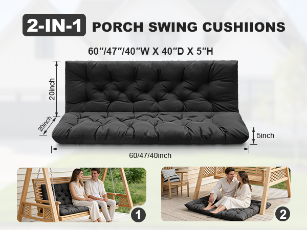 Outdoor Swing Cushions